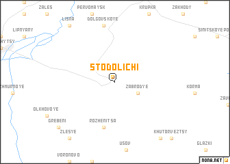 map of Stodolichi