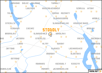 map of Stodoły