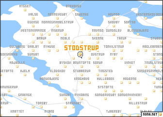 map of Stødstrup