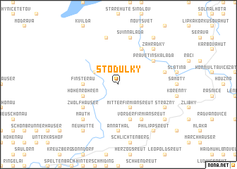 map of Stodŭlky