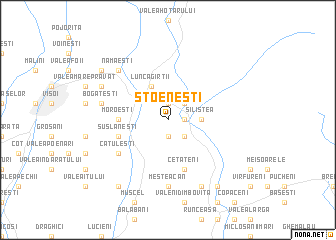 map of Stoeneşti