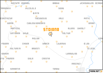 map of Stoiana