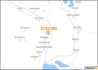 map of Stoicani