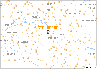 map of Stojanovci