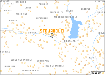 map of Stojanovci