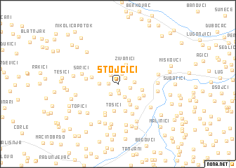 map of Stojčići