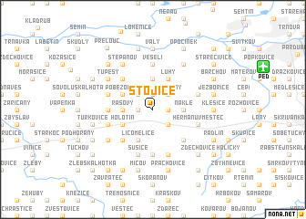 map of Stojice