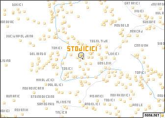 map of Stojičići