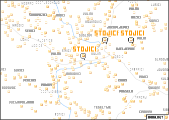 map of Stojići