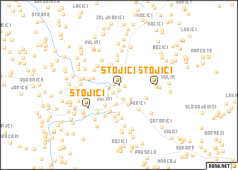 map of Stojići