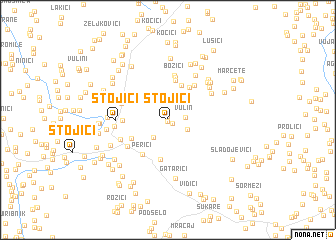 map of Stojići