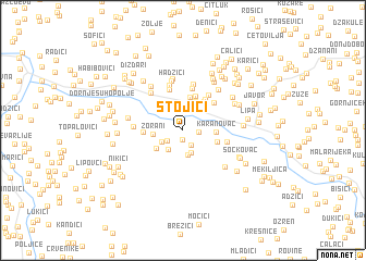 map of Stojići