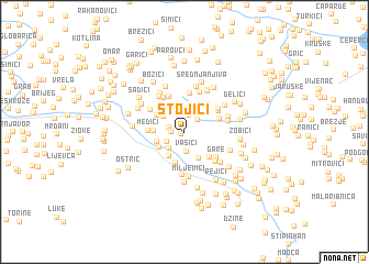 map of Stojići