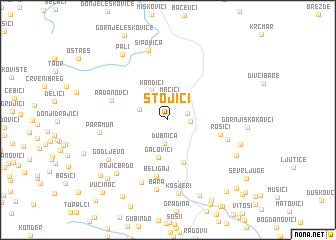 map of Stojići