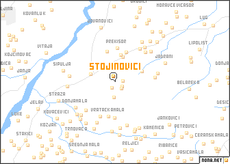 map of Stojinovići