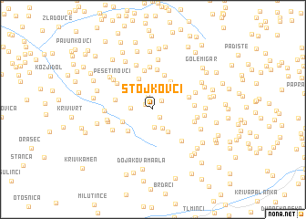 map of Stojkovci
