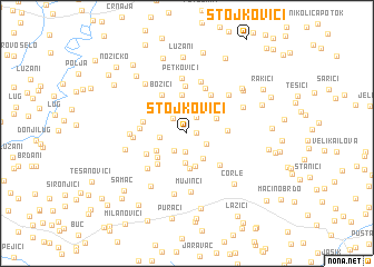 map of Stojkovići