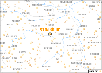 map of Stojkovići