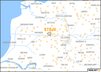 map of Stojk