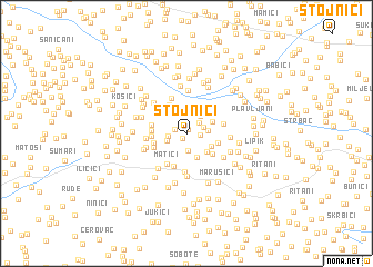 map of Stojnići