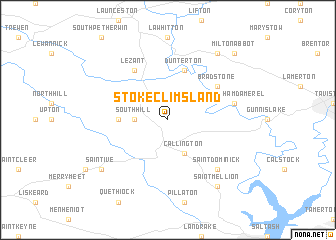 map of Stoke Climsland