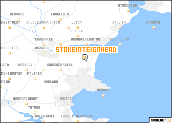 map of Stokeinteignhead