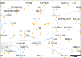 map of Stoke Lacy