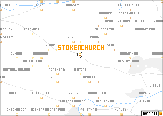 map of Stokenchurch