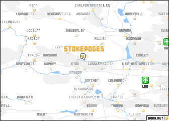 map of Stoke Poges