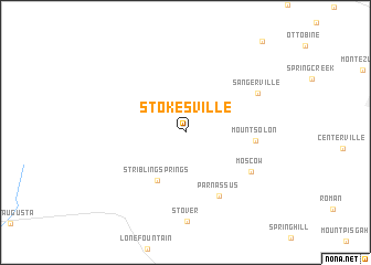 map of Stokesville