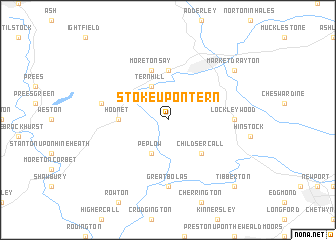 map of Stoke upon Tern