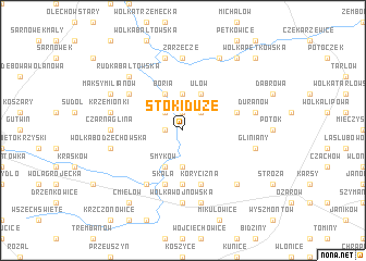 map of Stoki Duże