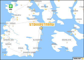 map of Stokkastrandi