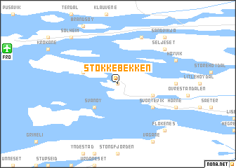 map of Stokkebekken