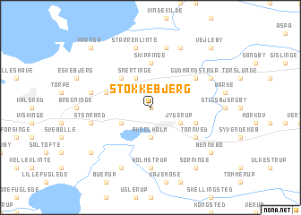 map of Stokkebjerg