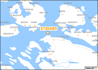 map of Stokken