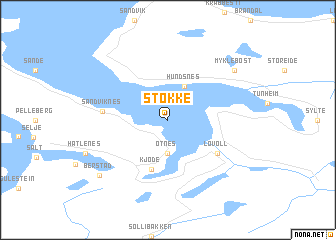 map of Stokke