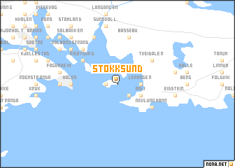 map of Stokksund