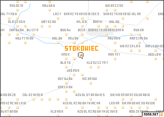 map of Stokowiec