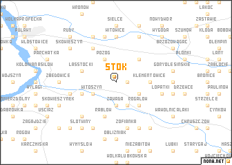 map of Stok