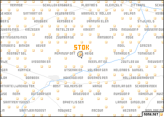 map of Stok