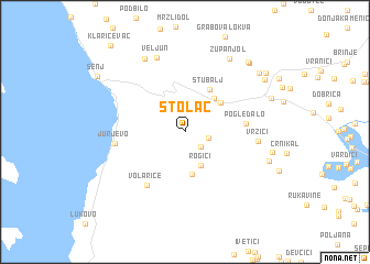 map of Stolac