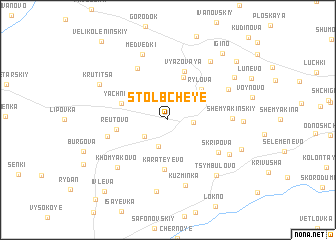 map of Stolbcheye