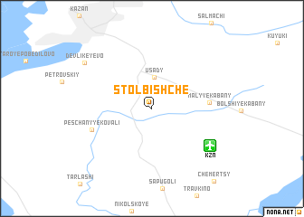map of Stolbishche