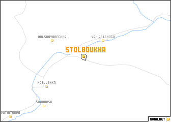 map of Stolboūkha