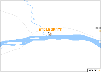 map of Stolbovaya