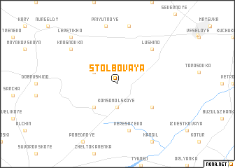 map of Stolbovaya