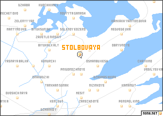 map of Stolbovaya