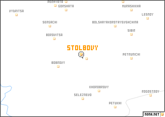 map of Stolbovy