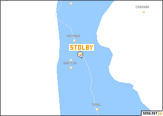 map of Stolby